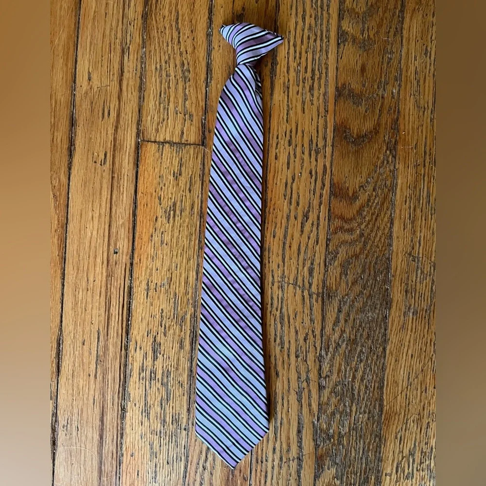 Boys clip on ties